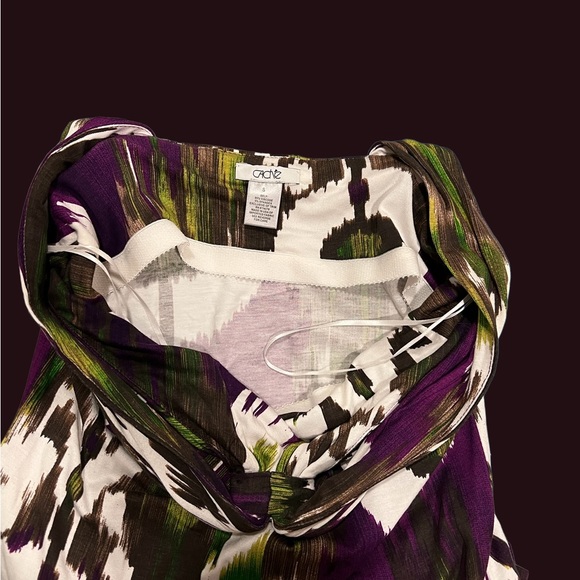 Cache Multi Colored Top - Size S - Picture 4 of 4